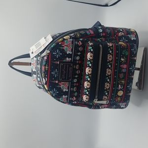 NWT Loungefly Christmas Ugly Sweater Backpack